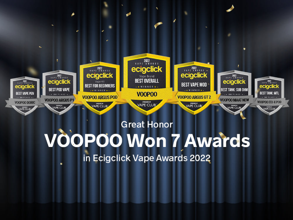 VOOPOO Won the Gold Award!